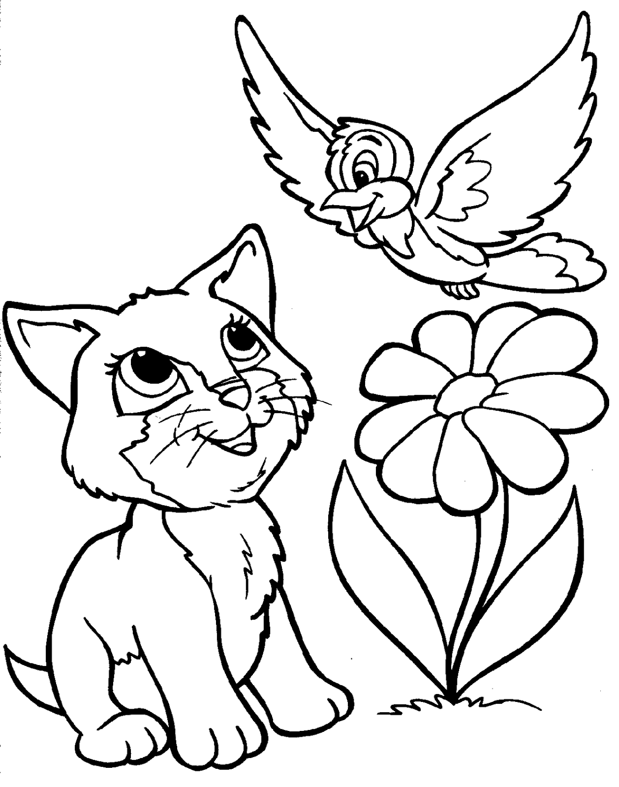 Download Cartoon animal coloring pages to download and print for free