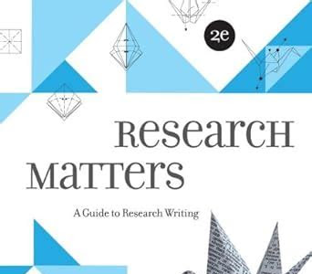 Download Kindle Editon RESEARCH MATTERS A GUIDE TO WRITING Audible Audiobooks PDF