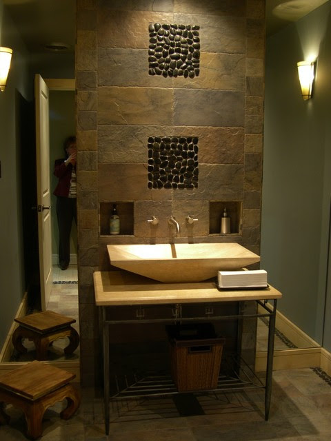 Ceramiche - asian - powder room - other metro - by Ceramiche Tile ...