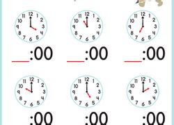  kindergarten time worksheets free printables educationco