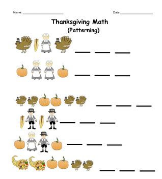Count how many turkeys, pilgrim hats, leaves, and corn cobs are on the page (bonus: thanksgiving math worksheets pdf 10 pages by carmela fiorino vieira