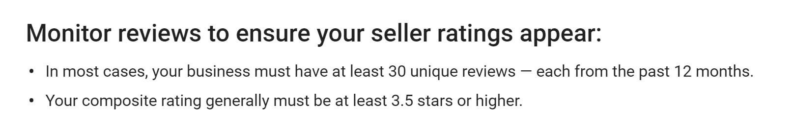 google-seller-ratings-30-minimum-policy