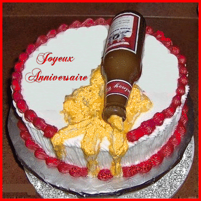 Anniversaire Gateau D Anniversaire Decor Biere