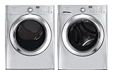 Frigidaire Affinity Silver 3.81 Cu. Ft. DOE (4.4 Cu. Ft. IEC) Front Load Steam Washer & 7.0 Cu. Ft. GAS STEAM Dryer FAFS4473LA_FASG7073LA