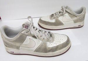 MENS-NIKE-AIR-AF-1-82-SPORT-SNEAKERS-WHITE-GRAY-SZ-11-US