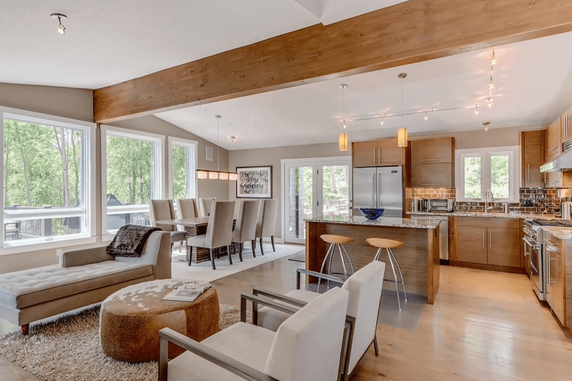  Open  House  Design Diverse Luxury Touches with Open  Floor 