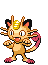 Meowth Shiny sprite from Black & White & Black 2 & White 2