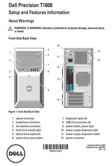 Free Dell T1600 Manual (PDF / ePub)