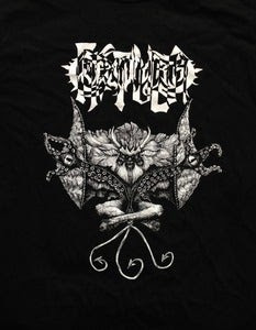 Image of Coffinworm/Fistula split shirt