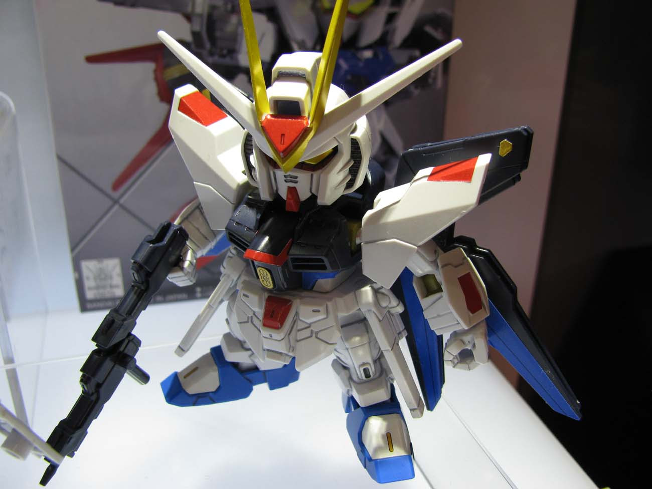 Detailed Photoreport Sd Gundam Ex Standard Strike Freedom Gundam All Japan Model And Hobby Show No 19 Hi Resolution Images Gunjap