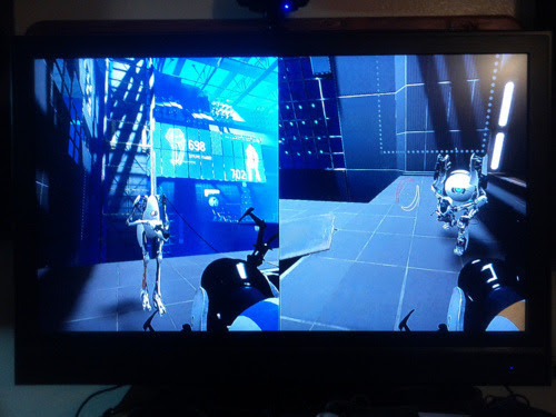 portal 2 ps3 split screen. Here#39;s what Portal 2 looks