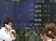 Pánico en las bolsas de valores asiáticas. 
