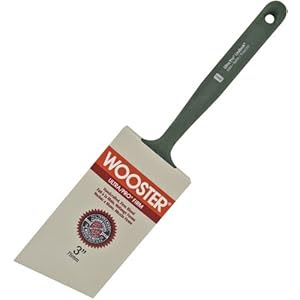 Wooster Brush 4184-3 Ultra/Pro Firm Shergrip Lindbeck Angle Sash Paintbrush, 3-Inch