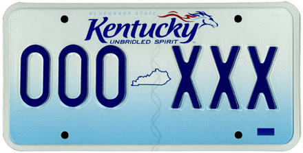 kentucky sample plate license Plates License KENTUCKY kentucky sample plate license Plates License KENTUCKY