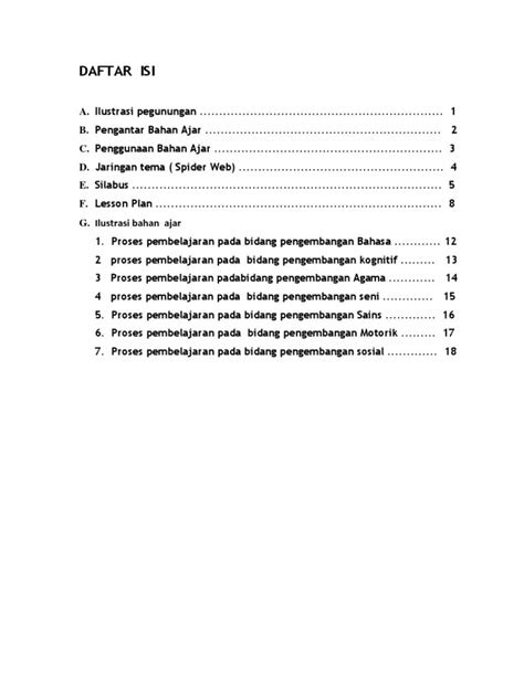 Bahan Ajar Paud Gambar