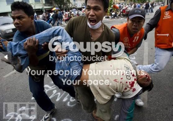 foto eksklusif bentrok thailand