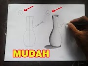 33+ Sketsa Vas Bunga 3d