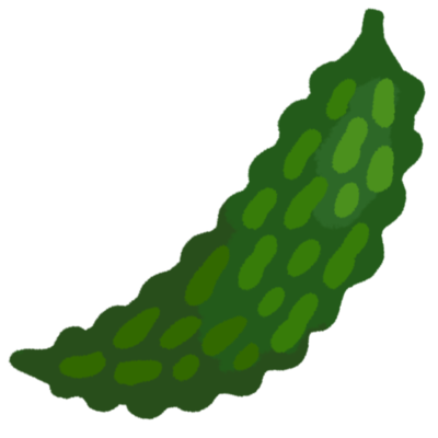 ゴーヤーの無料素材 イラスト沖縄 おきなわ