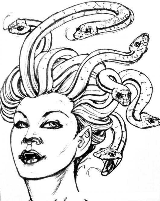 Dibujo De Medusa De La Mitologia Griega Para Pintar Y Colorear | COLOREAR  DIBUJOS DE CHOLO | Dibujo De Medusa De La Mitologia Griega Para Pintar Y  Colorear | dibujosa.com