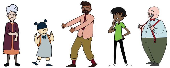Download New royalty-free SVGs - matching people collections | VideoScribe