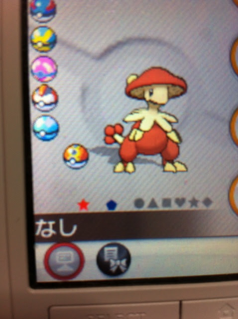 色違いに釘付け キノガッサ Xy