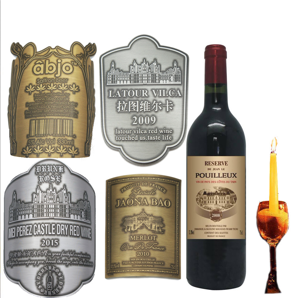 2020 Permanent Metal Aluminum Printed Self Adhesive Sticker Wine Labels -  Buy Adhesive Labels,Adhesive Sticker Labels,Self Adhesive Aluminum Stickers  Product on Alibaba.com