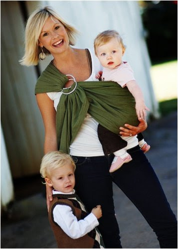 MAYA WRAP Lightly Padded Baby Ring Sling Carrier LARGE (Above 5'9
