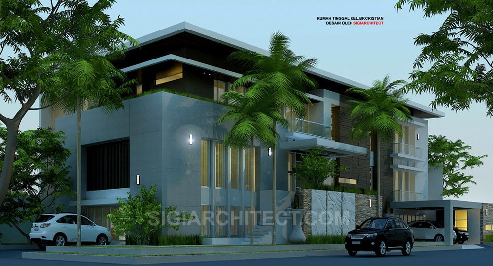 Rumah Mewah Minimalis 3 Lantai Hook