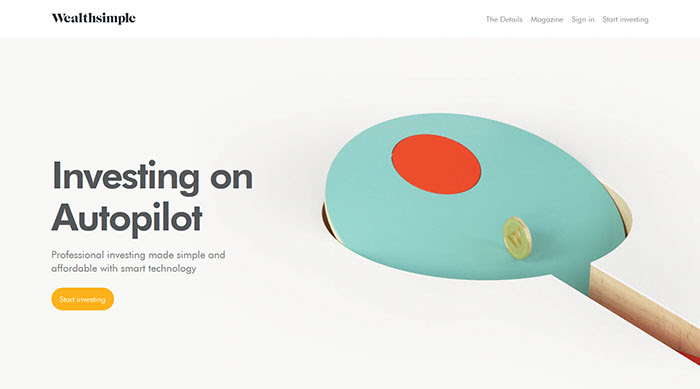 wealthsimple_com Cool Website Designs: 78 Great Website Design Examples