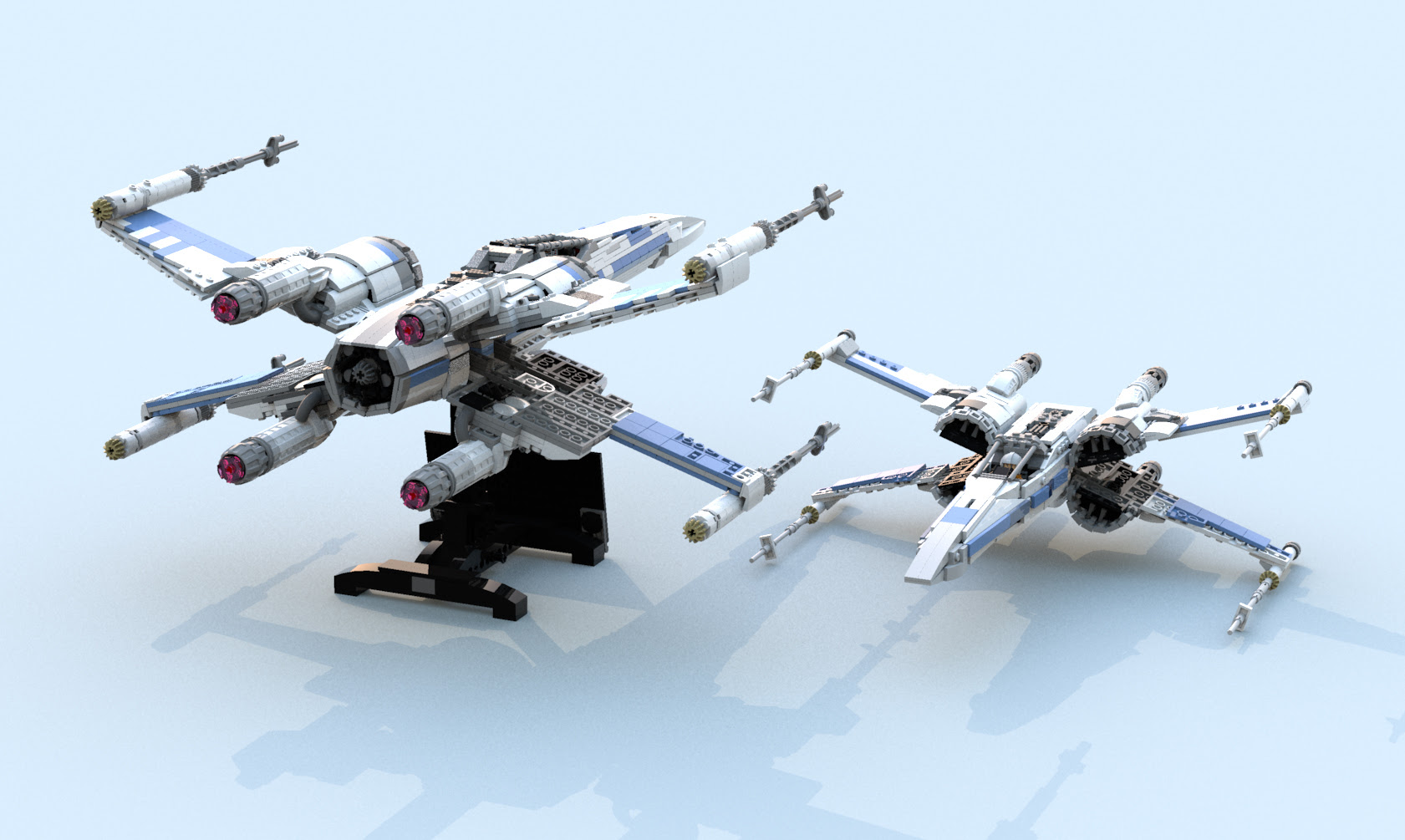 Moc Ldd Ucs Incom T 70 X Wing Fighter Lego Star Wars Eurobricks Forums