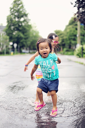a splashing time!