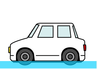 水たまり冠水道路何センチまで車の走行は可能なの 壊れたときの補償はどうなる めざましテレビより ビクトリー