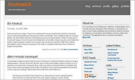 blogger templates