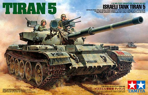 1/35 Tamiya Israel Tank Tiran 5 English Color Guide & Paint Conversion Chart