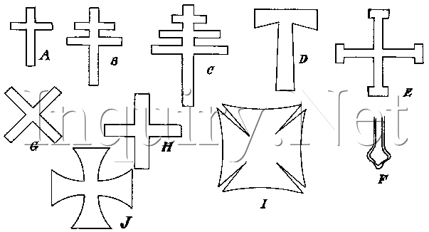 types of crosses art