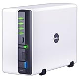 Synology DiskStation 2-Bay (Diskless) Network Attached Storage DS211 (White)
