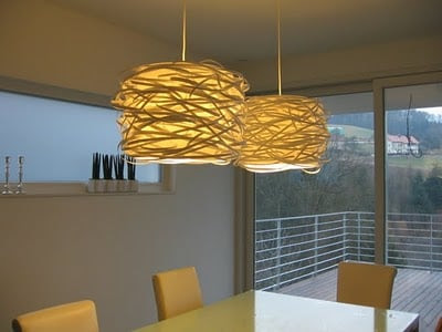 modern dining table light