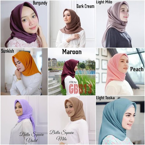45+ Baru Macam Macam Warna Jilbab Bella Square, Warna Jilbab