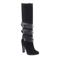 Nine West: Hidden  april purge  Izett - pull on suede boot with ...