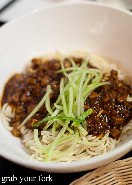 handmade noodles with pork