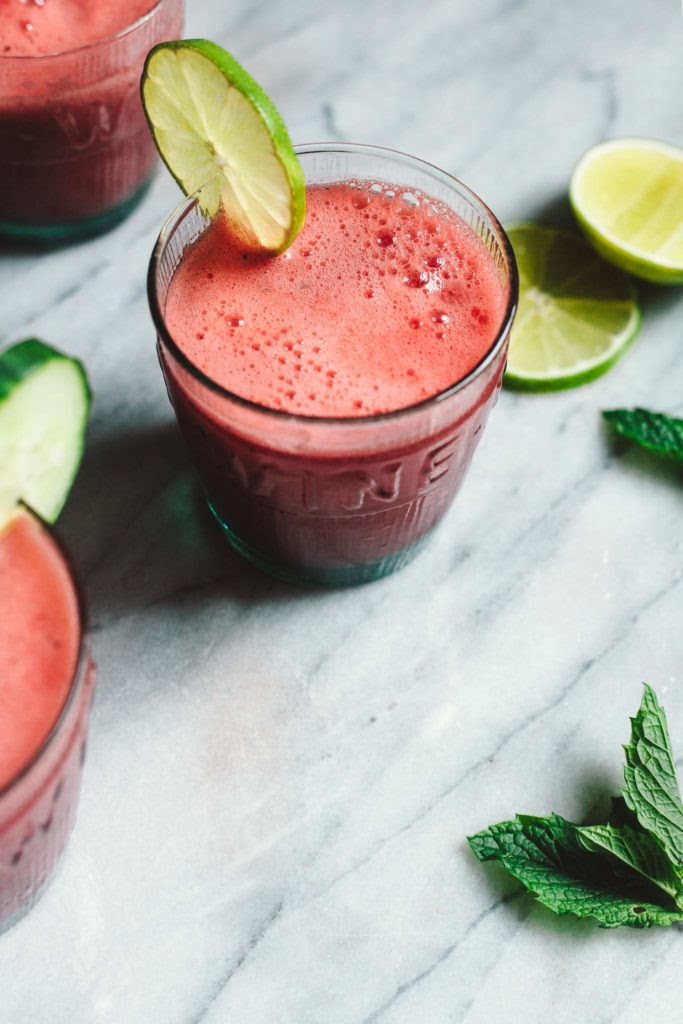 WATERMELON + MINT LIMEADE - Wholehearted Eats
