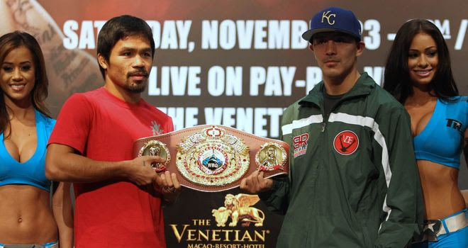 Manny Pacquiao and Brandon Rios will clash in Macau on Saturday