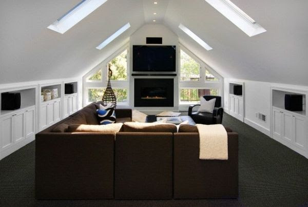 Creative ways of using the attic space