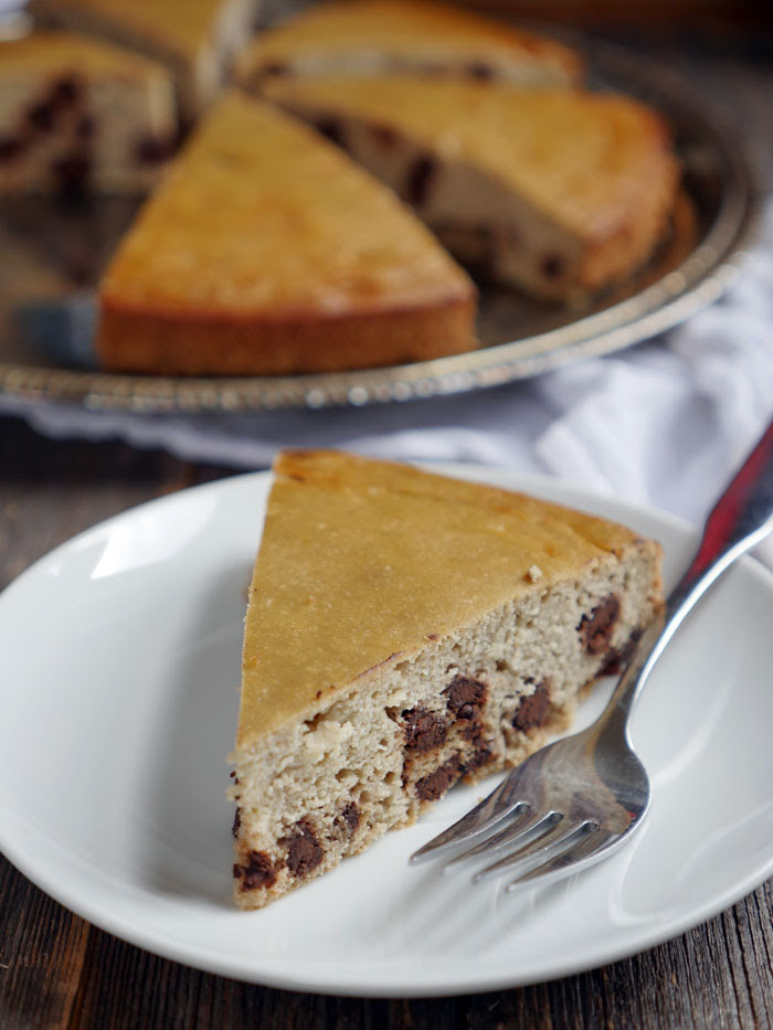 Coconut Flour Birthday Cake (paleo and nut-free) by Ashley of MyHeartBeets.com