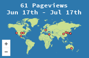 Locations of visitors to this page