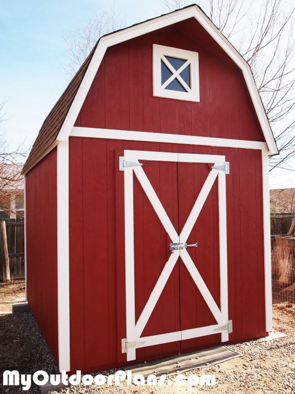 DIY 8x12 Barn Shed | MyOutdoorPlans | Free Woodworking 
