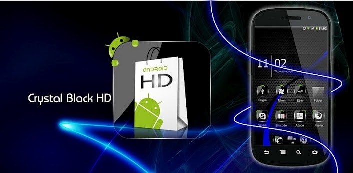 Theme Crystal Black HD Pack v6.6 APK
