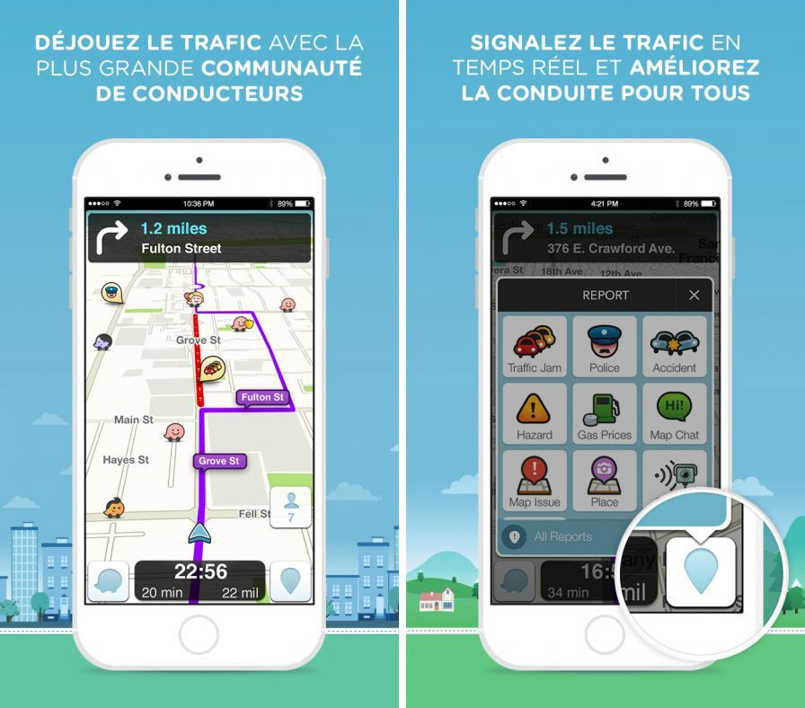waze-gps-social-cartes-et-traf ipa iphone ipad