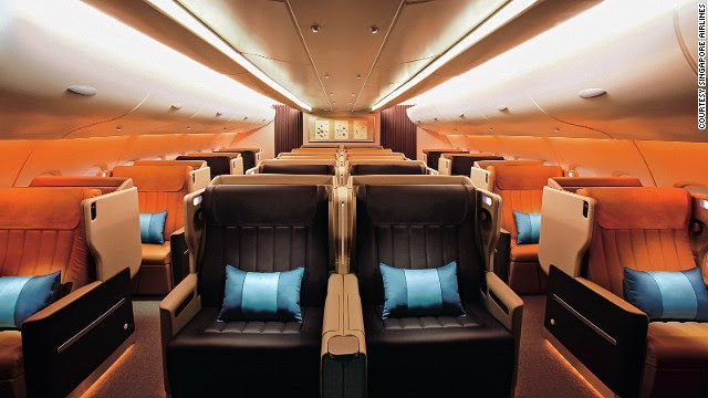 Singapore Airlines lands at sixth place in AirlineRating.com's top 10. The airline's business class features an inclined-flat seat (with a gentle 8-degree incline) and a fixed back shell that offers enhanced privacy.