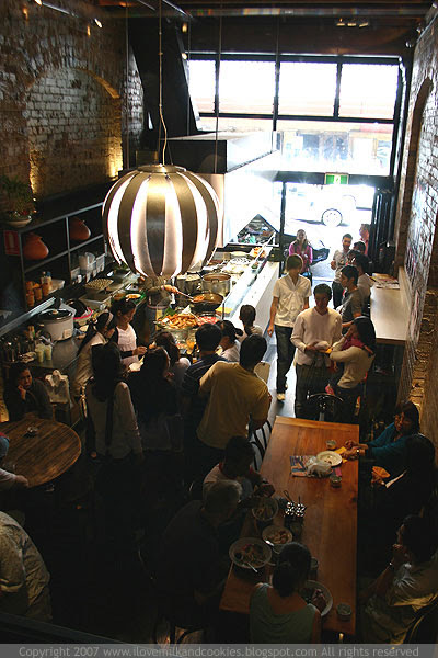 The slick interior of Chat Thai